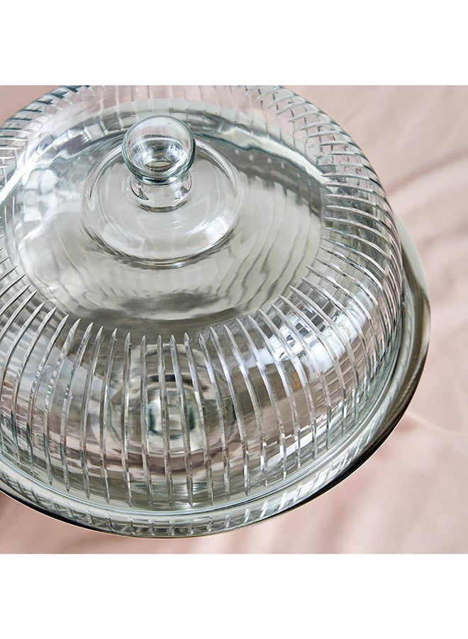 Home Box Glass Cake Stand with Dome - Image 3